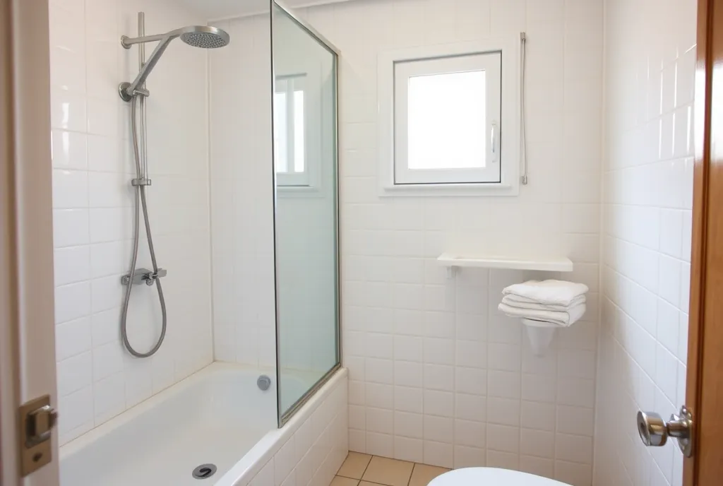 Baño desinfectado de una vivienda